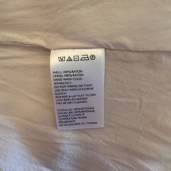 Women's L Kimchi Blue Strapless Cream Color Dress Fit Flare Pleated Sweetheart - Picture 11 of 12